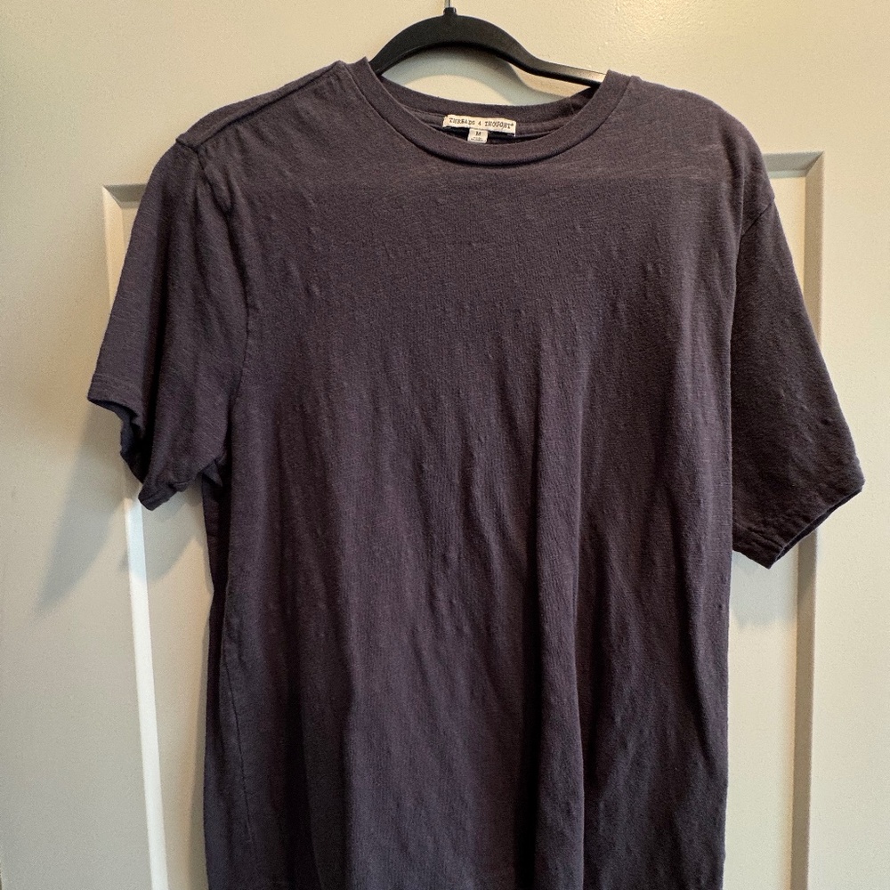 Vince Mens Gray Tee Shirt Medium